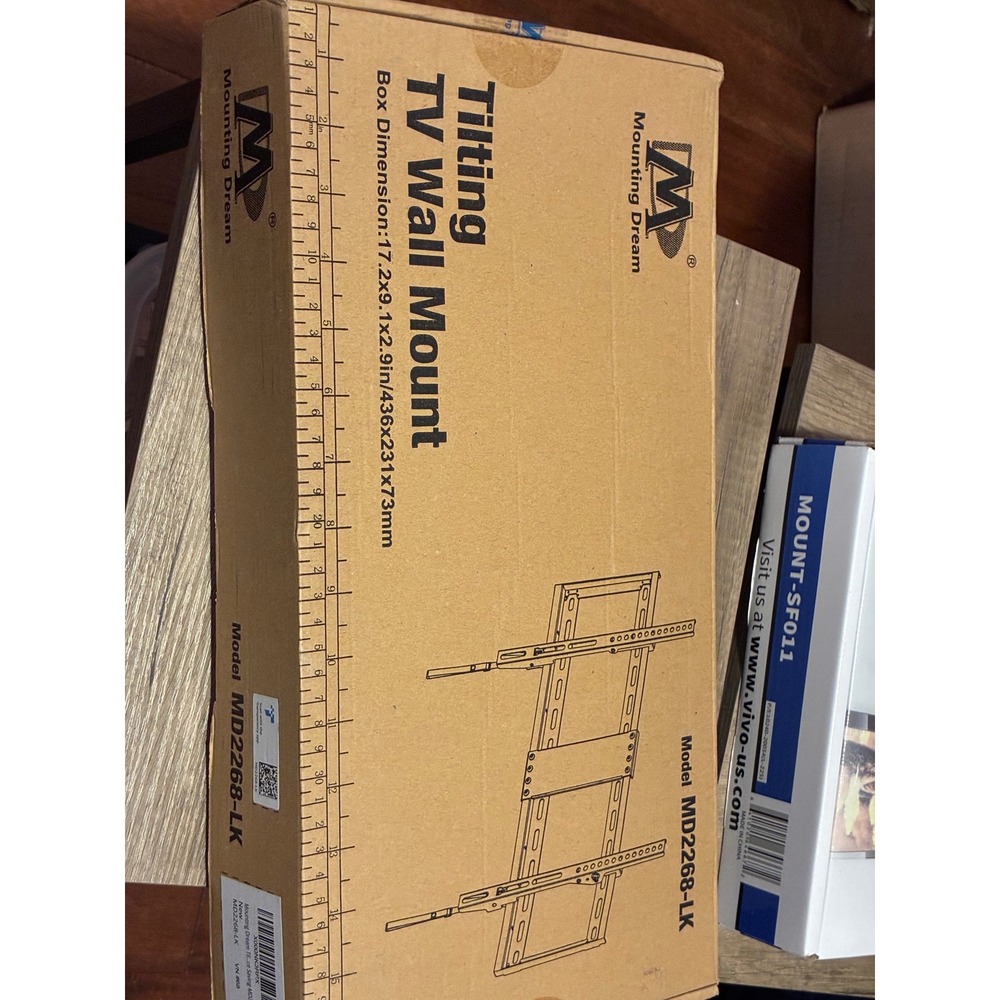 Mounting Dream Tilting TV Wall Mount MD2268-LK for 37-70 Inch TVs VESA 600x400mm